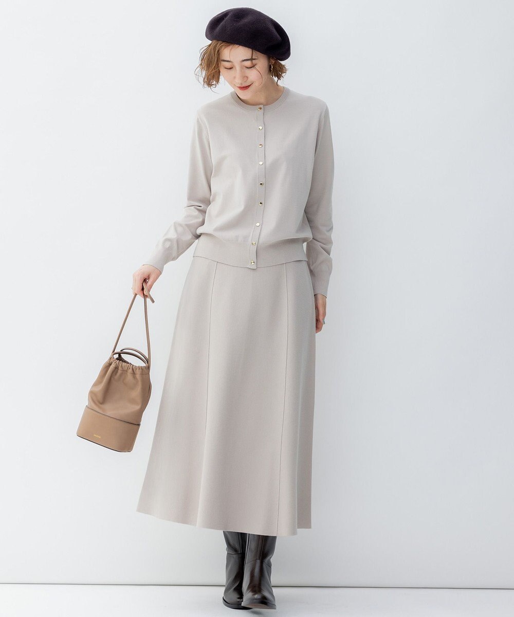 23区 S 【アンサンブル対応】ヴィスコースストレッチ カーディガン 