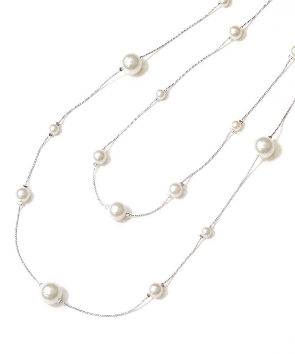 Tiaclasse マルチパールネックレス 