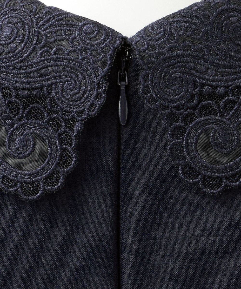 23区 S 【R(アール)】ダブルクロス レース襟 ワンピース 