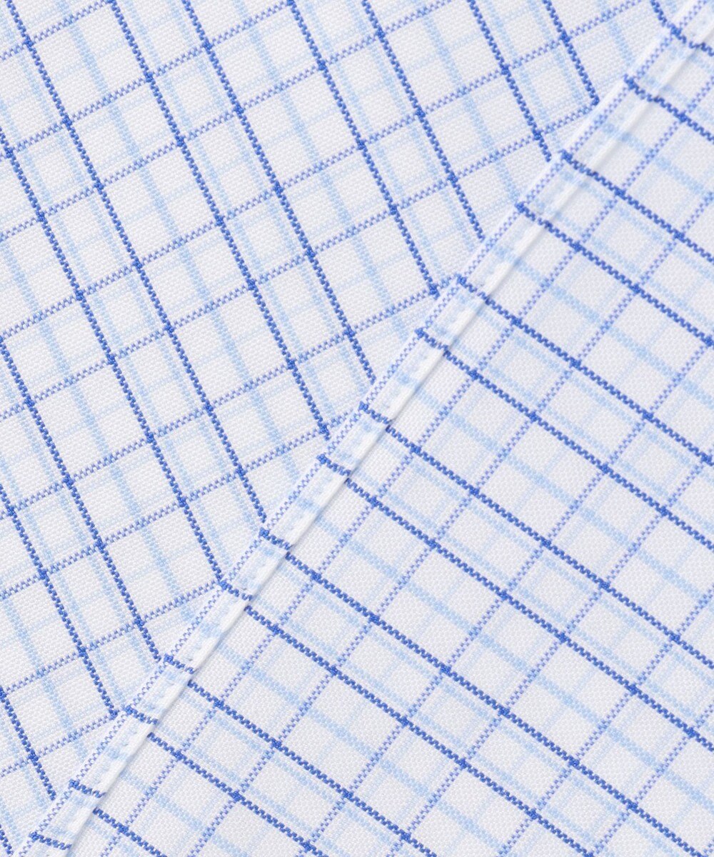 J.PRESS MEN 【PREMIUM PLEATS / 形態安定】タッタソールチェック ドレスシャツ / B.D. 