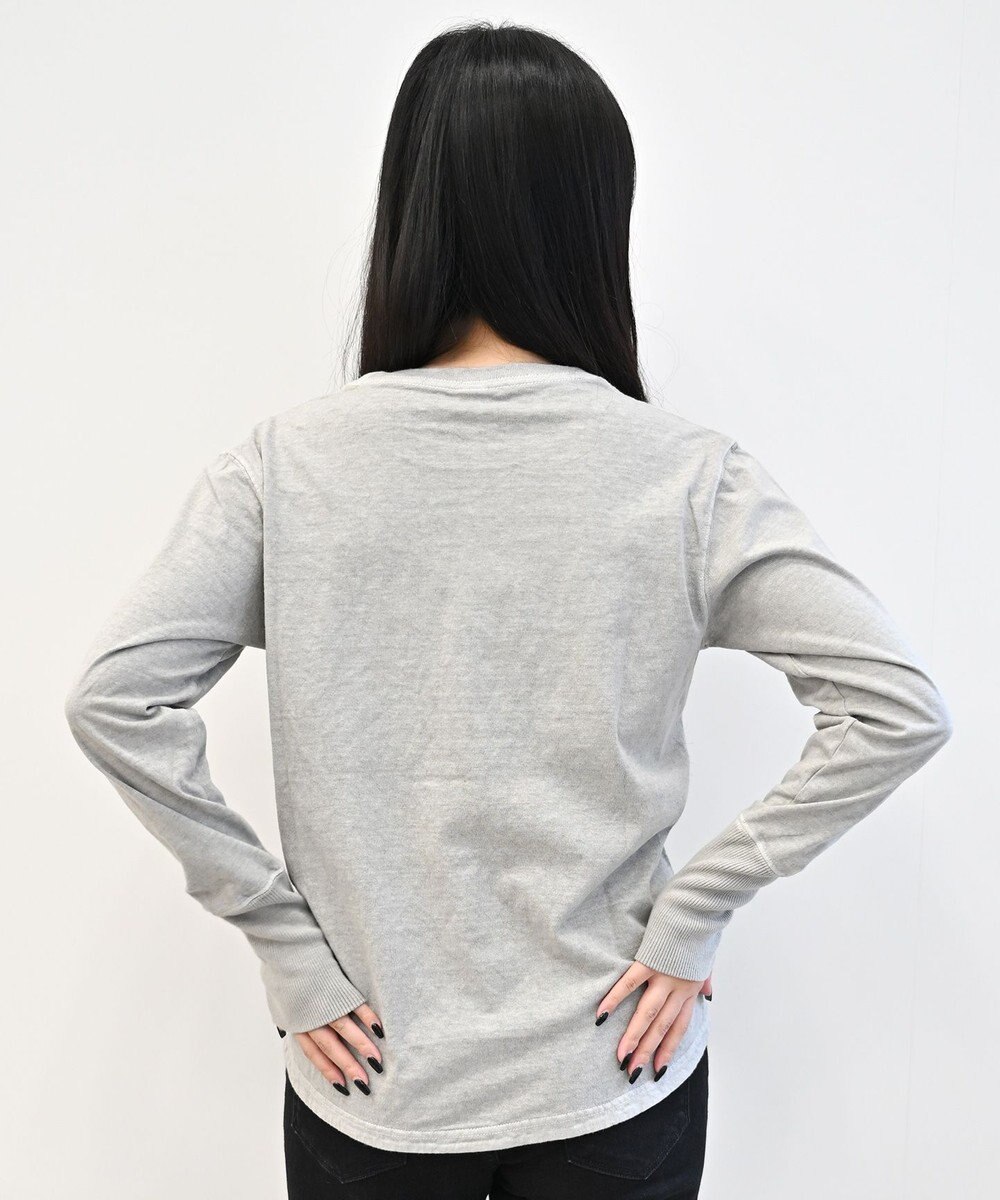caqu caqu x good on long sleeve pocket tee リラックスフィットポケットTシャツ 