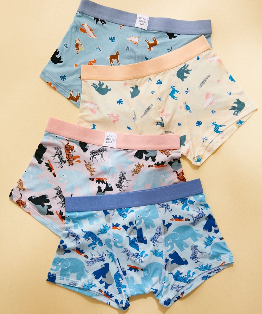 une nana cool MADE WITH 京都市動物園 メンズボクサーパンツ 