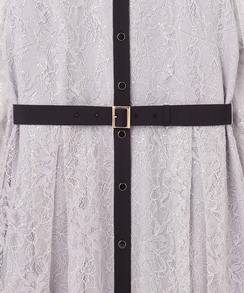 GRACE CONTINENTAL レーススパンコールワンピース 