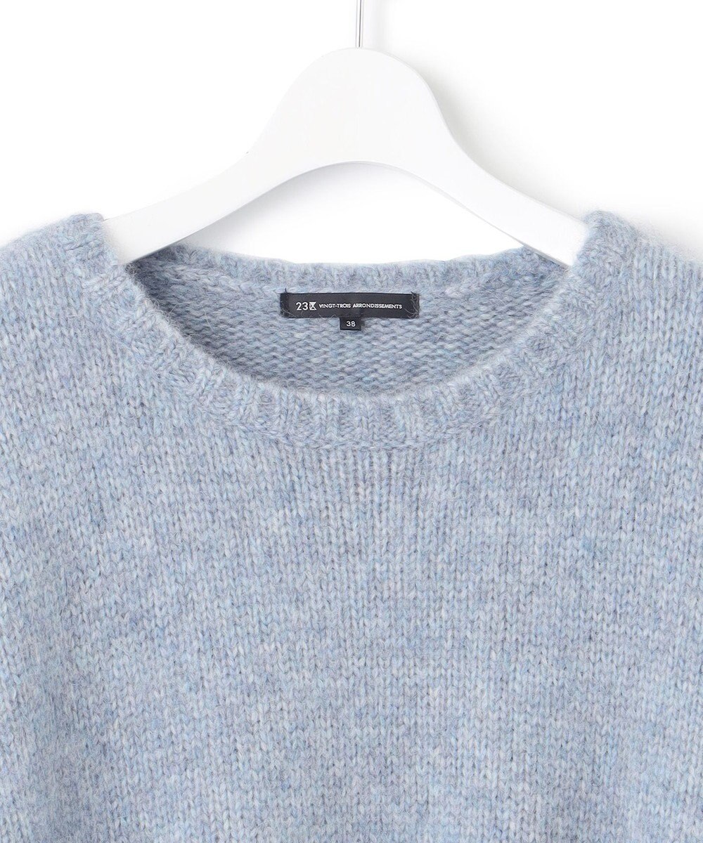 23区 【滝沢眞規子さん着用】ベビーアルパカ クロップド ニット 