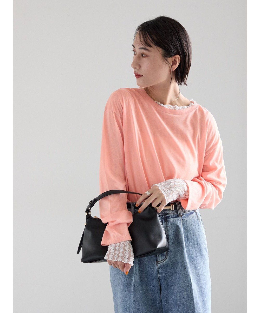 Te chichi 【雑誌掲載アイテム】シルケット天竺クルーネックロンT《2026 spring catalog item》 