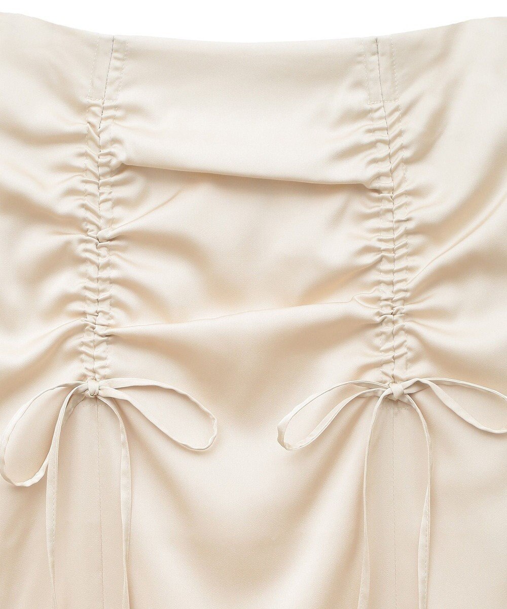 earth music&ecology フロントドロストリボンナロースカート 