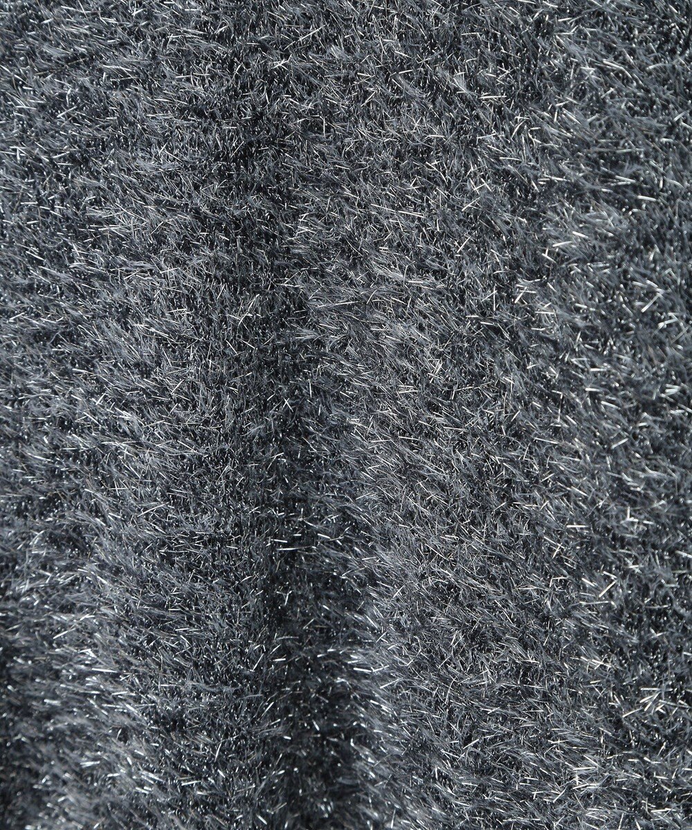 Green Parks シャギーギラギララメカーディガン 