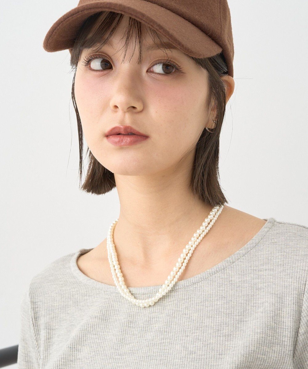 earth music&ecology ２ＷＡＹマンテルパールネックレス 