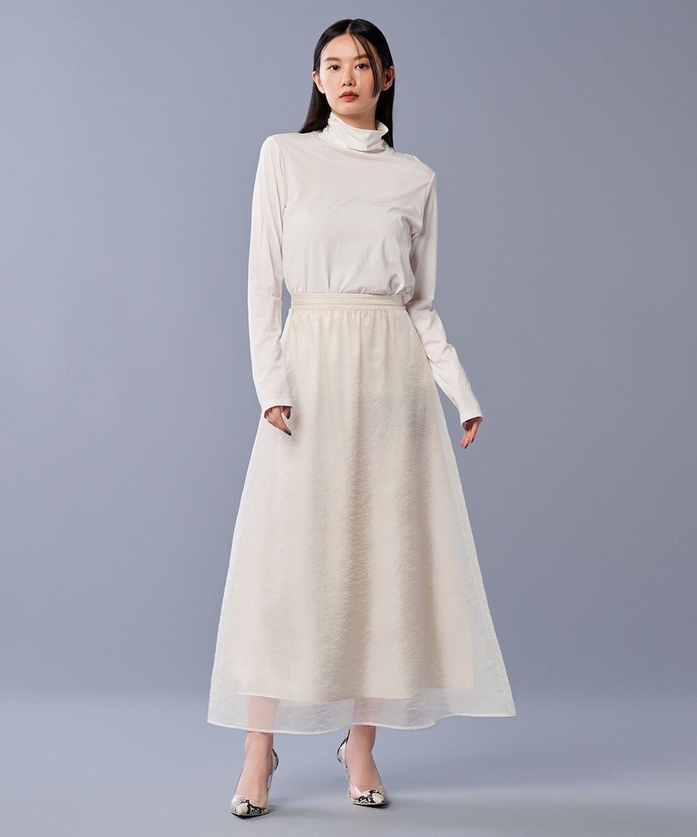 uncrave アルビニスタシフォン ハイネック カットソー（uncrave STANDARD） 