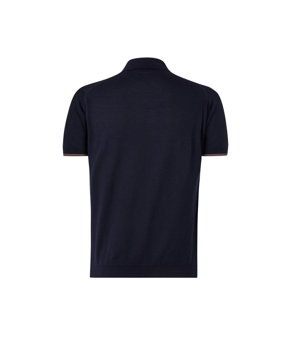 DAKS John Smedley for DAKS ハウスストライプポロシャツ 