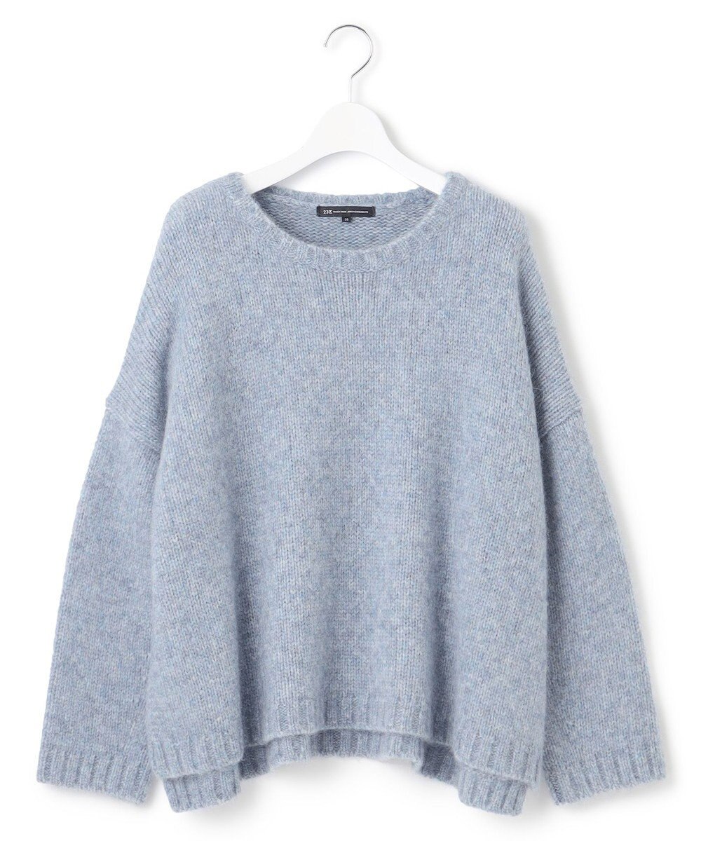 23区 【滝沢眞規子さん着用】ベビーアルパカ クロップド ニット 