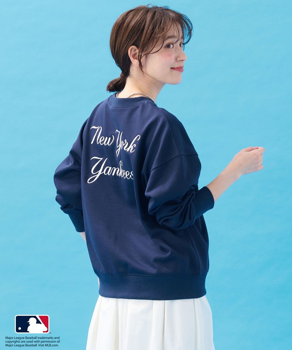 ANY 【洗濯機可/UVケア】MLB/メジャーリーグベースボール クルーネックスウェット 
