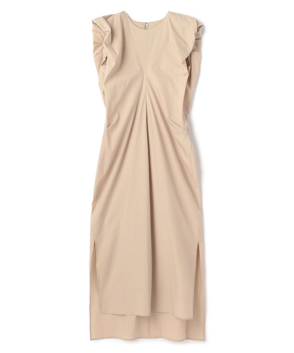 BEIGE， MALLOW / コットンタック バルーンスリーブドレス 