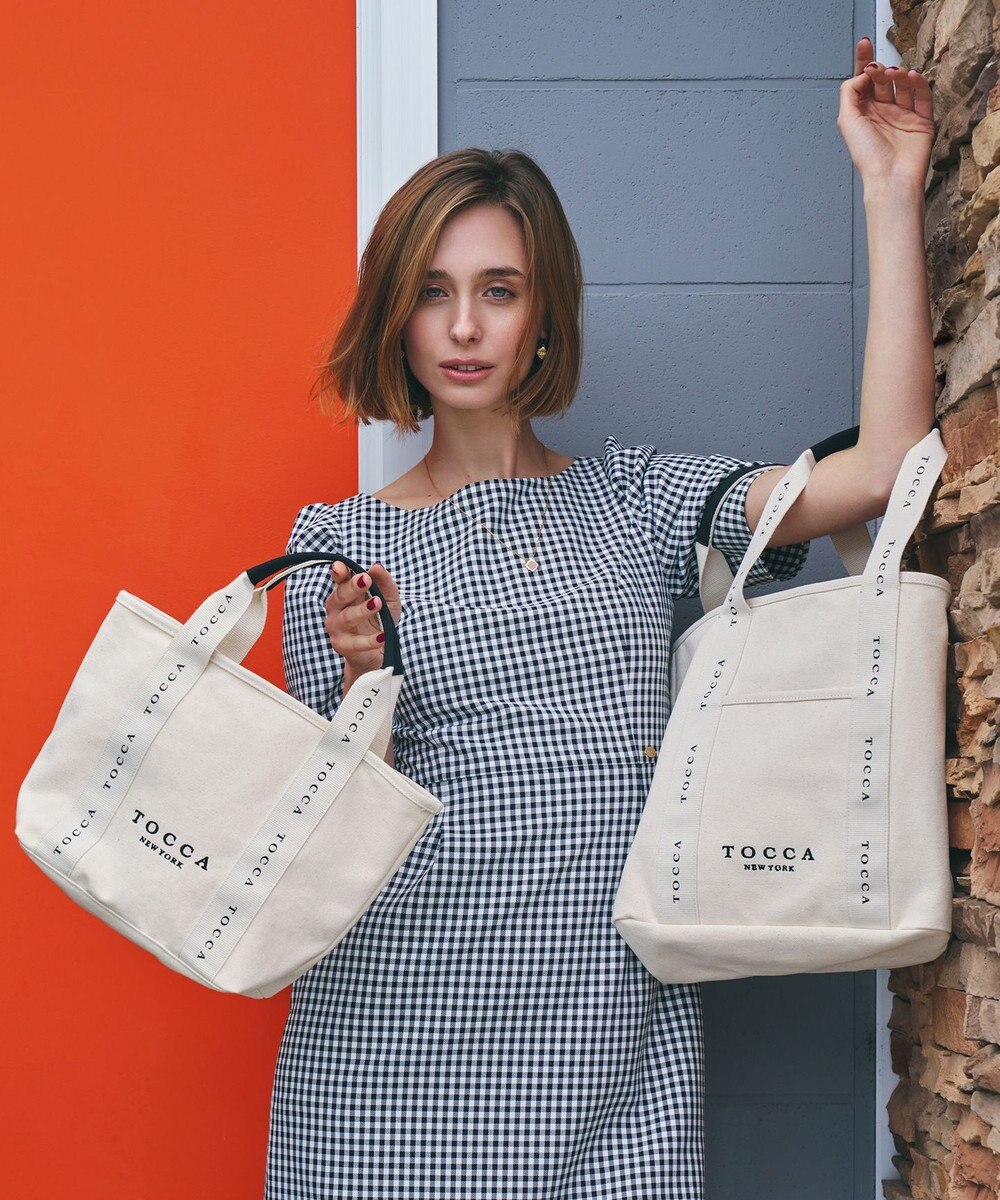 TOCCA 【WEB＆一部店舗限定】【A4サイズ対応】 DANCING TOCCA CANVASTOTE キャンバストートバッグ 
