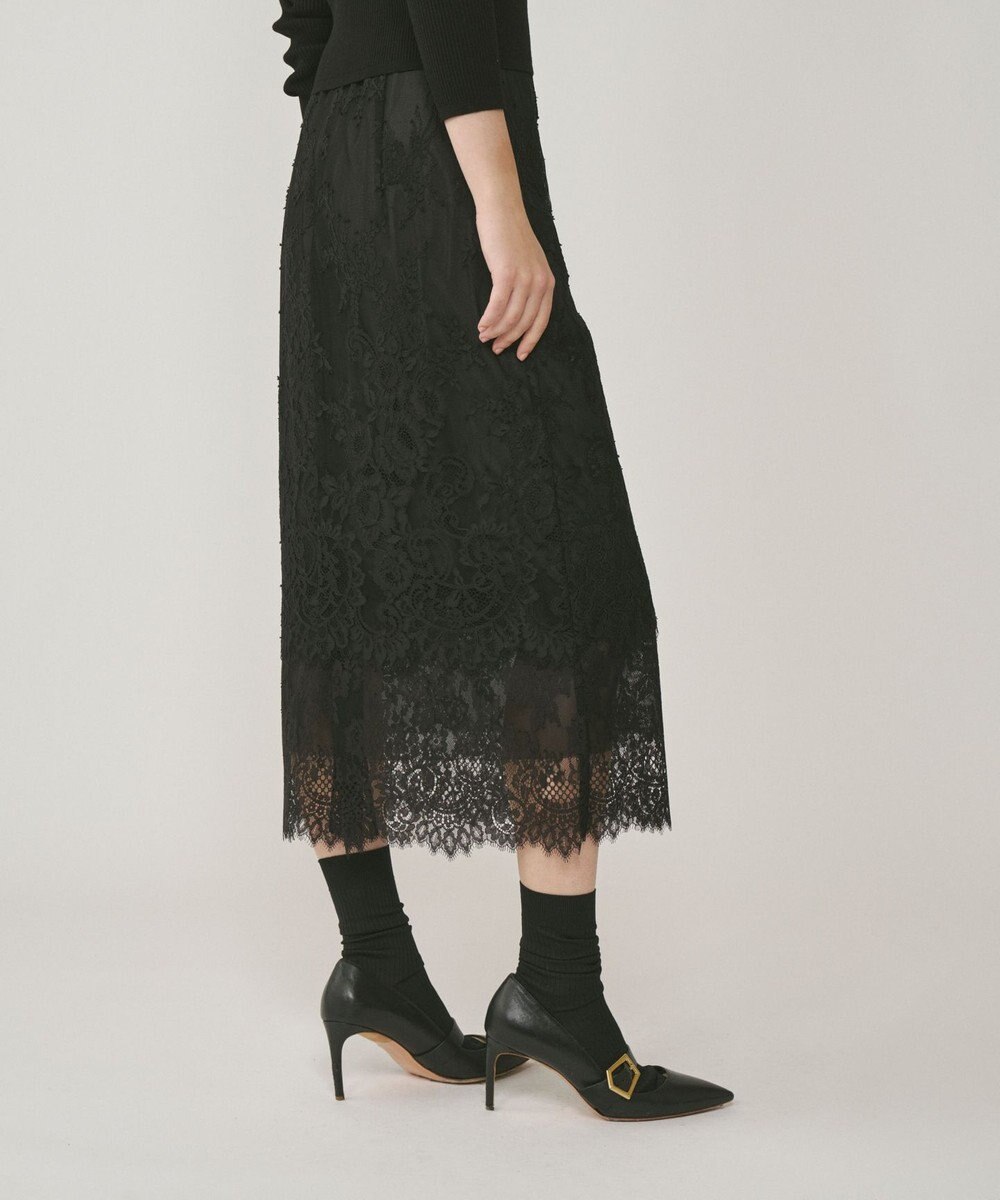GRACE CONTINENTAL レースレイヤードスカート 