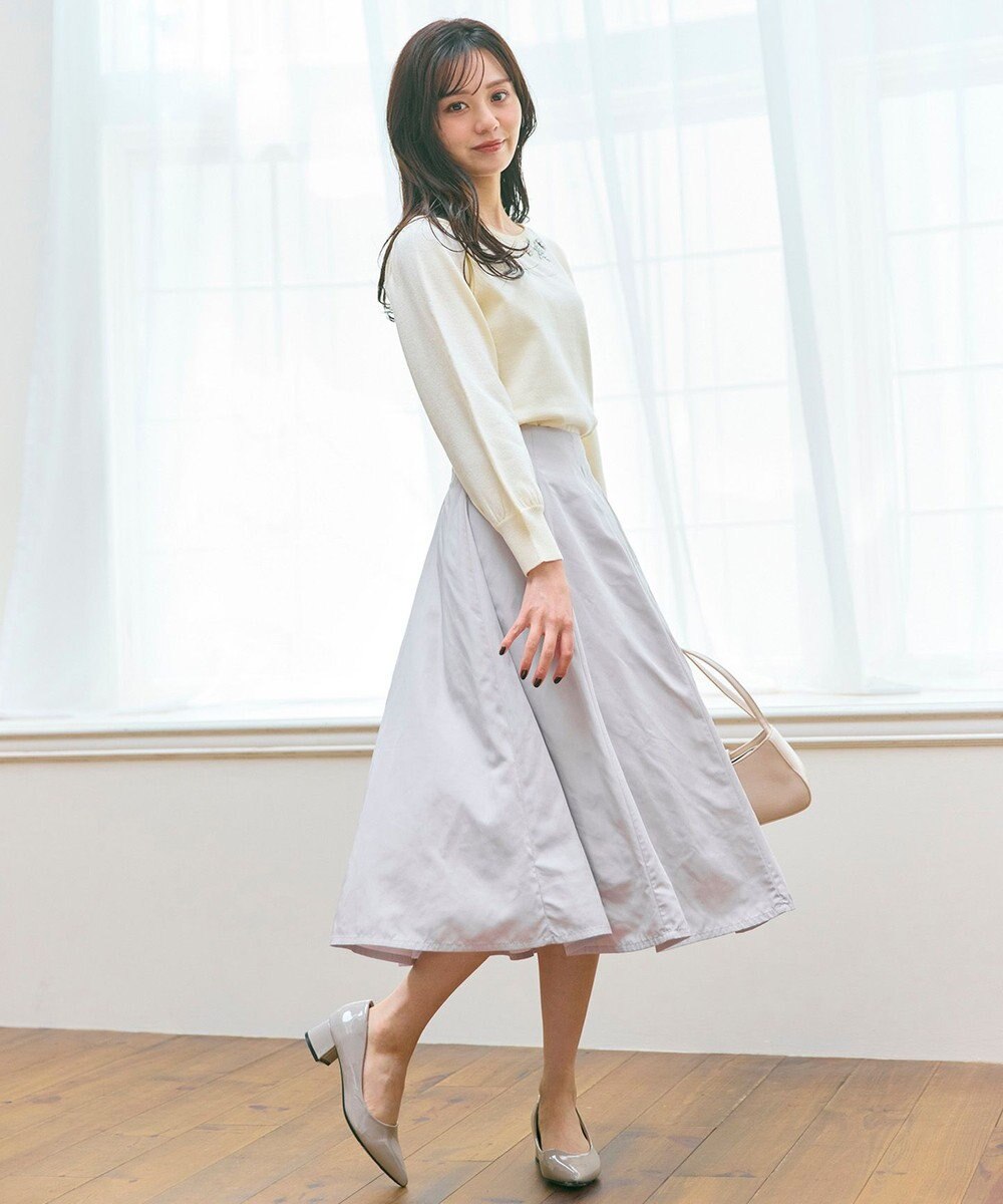 Feroux ブローチデザインニット プルオーバー 