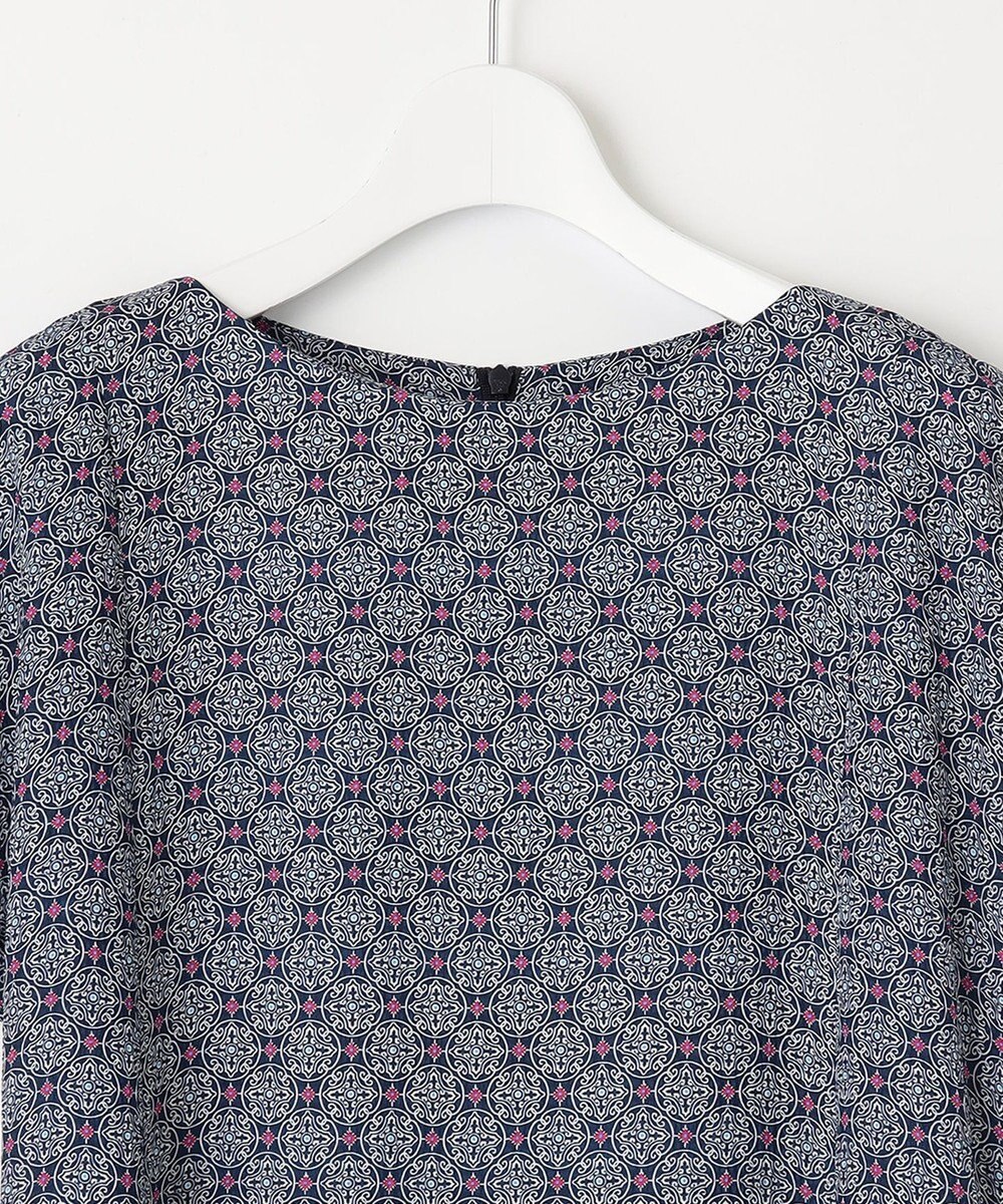 自由区 【洗える・XSサイズあり】アラベスクプリント  ワンピース 