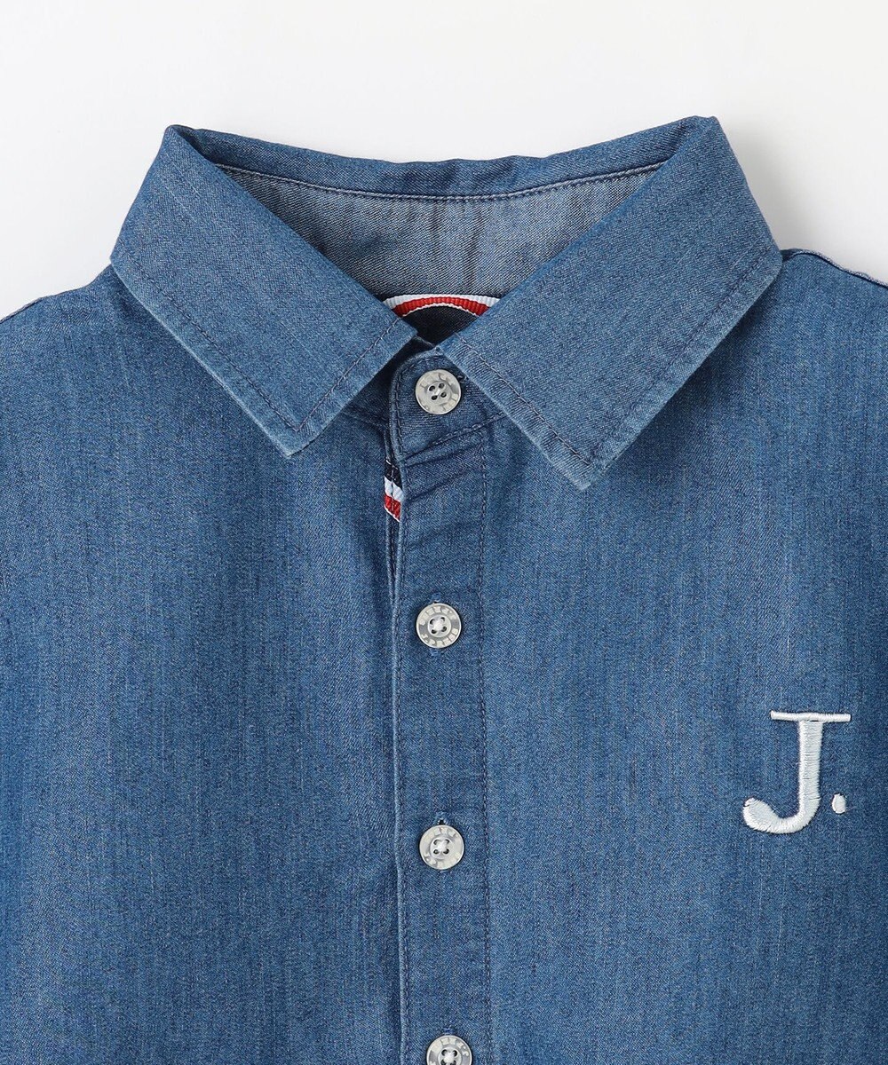 J.PRESS KIDS 【100-130cm】4.5オンス TC デニム 半袖シャツ 