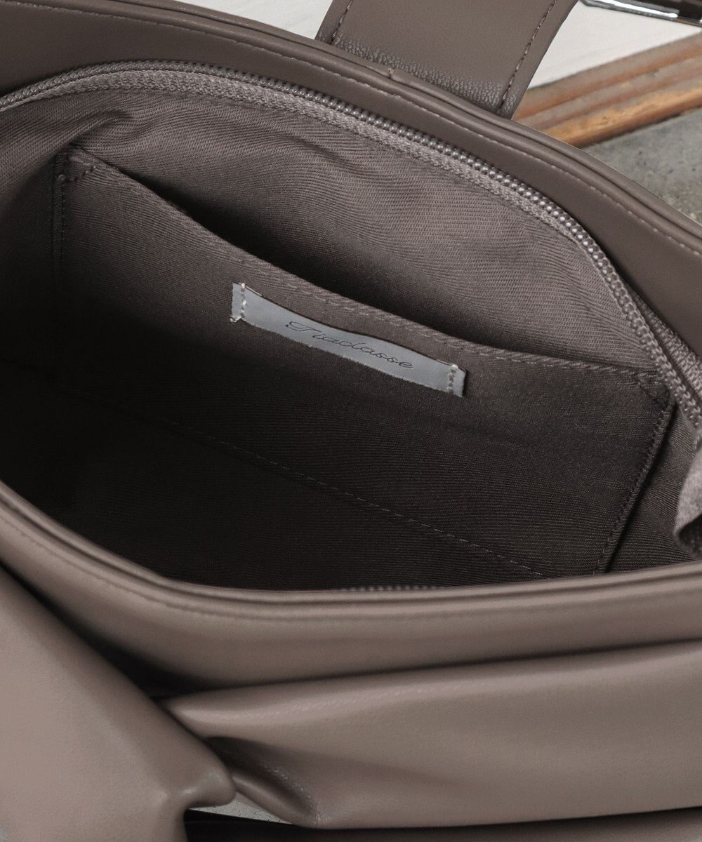 Tiaclasse 【安田美沙子さん着用・2way】リボンギャザーミニバッグ 