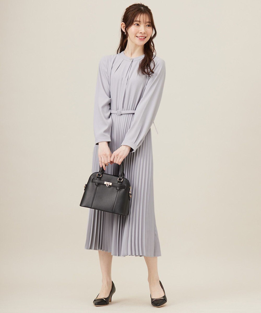 ANY SIS S 【洗える】ノーブルプリーツ ワンピース 