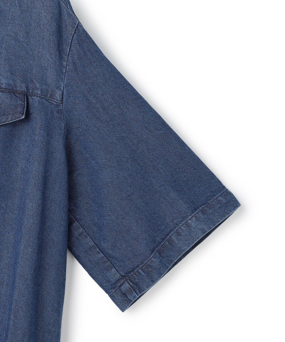 ICB L ナチュラルソフトデニム クロップドジャケット 