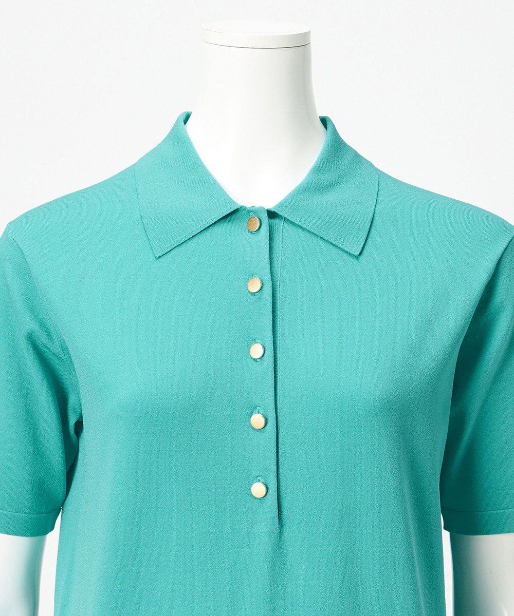 23区 【エステータ】シルキーポロ ニット 