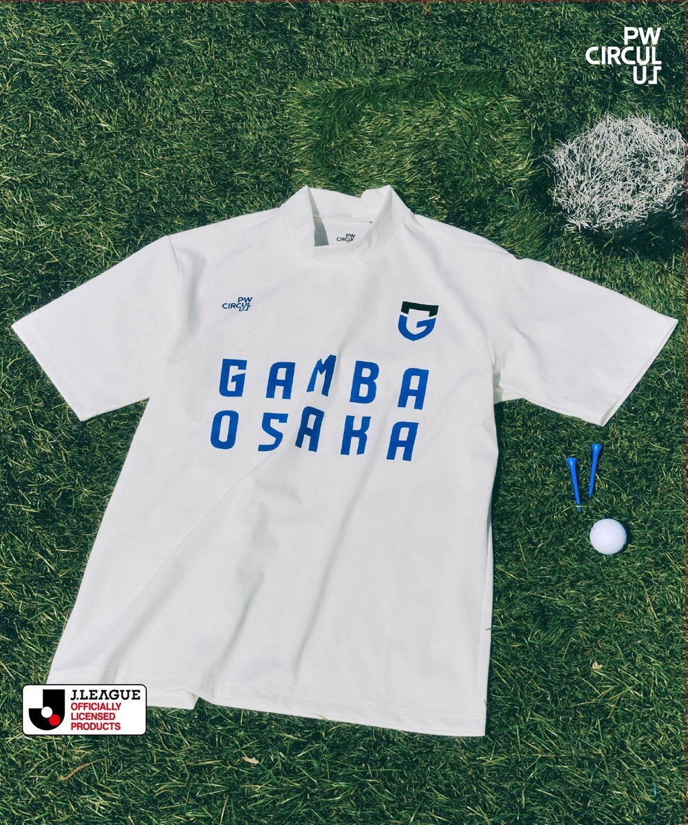 PW CIRCULUS 【UNISEX】J.LEAGUE モックネック J1所属の20クラブコラボ ゴルフ 