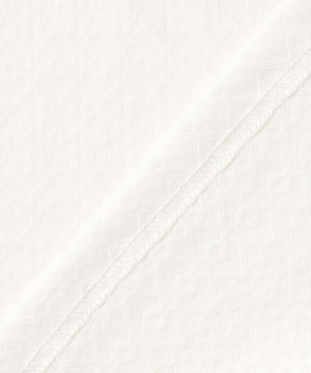 23区GOLF 【WOMEN】モノグラムジャガード長袖ポロシャツ 