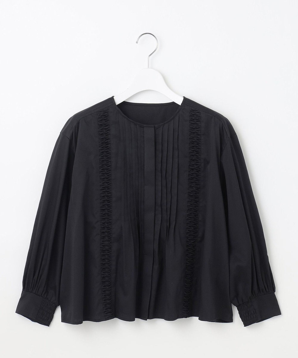 23区 S 【SLOW/一部店舗限定】ウォッシュドコットンサテン ブラウス 