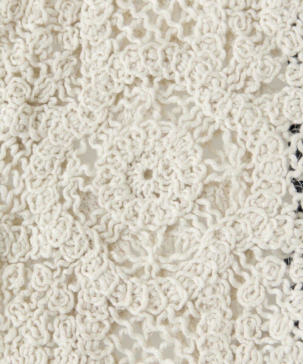 Green Parks ・ＥＬＥＮＣＡＲＥ　ＤＵＥ　カギ針風レースカーデ 