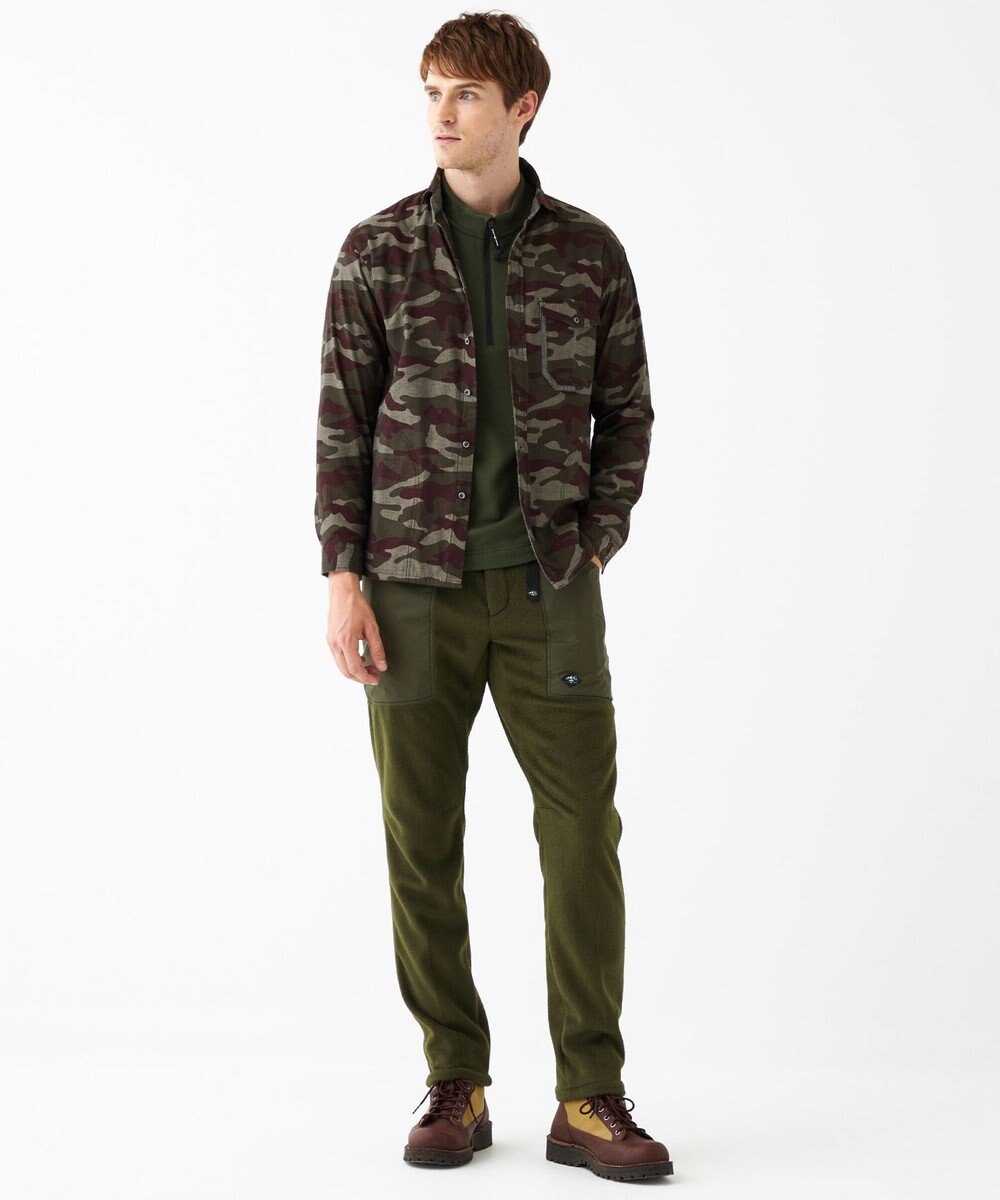 JOSEPH ABBOUD MOUNTAIN 【UNISEX】JOEコットンカモフラージュ シャツ 