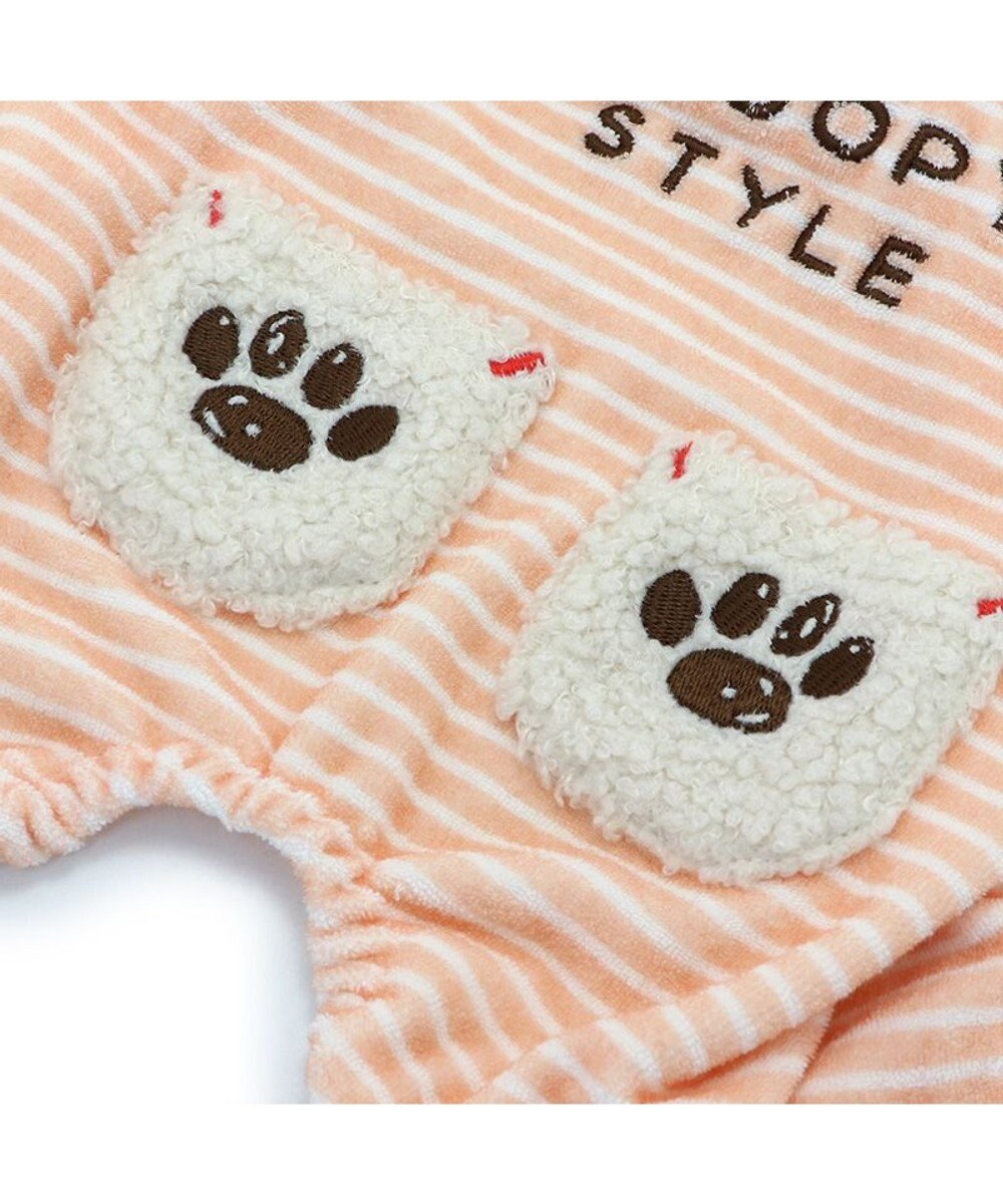 PET PARADISE スヌーピー サーモキープ  ロンパース 《フェイス柄》 小型犬 