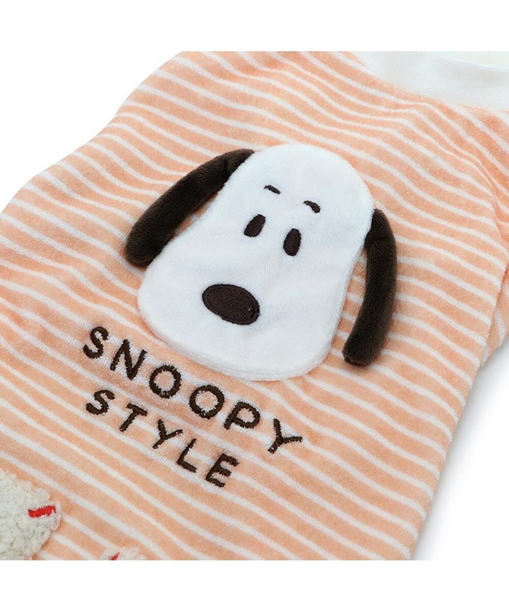 PET PARADISE スヌーピー サーモキープ  ロンパース 《フェイス柄》 小型犬 