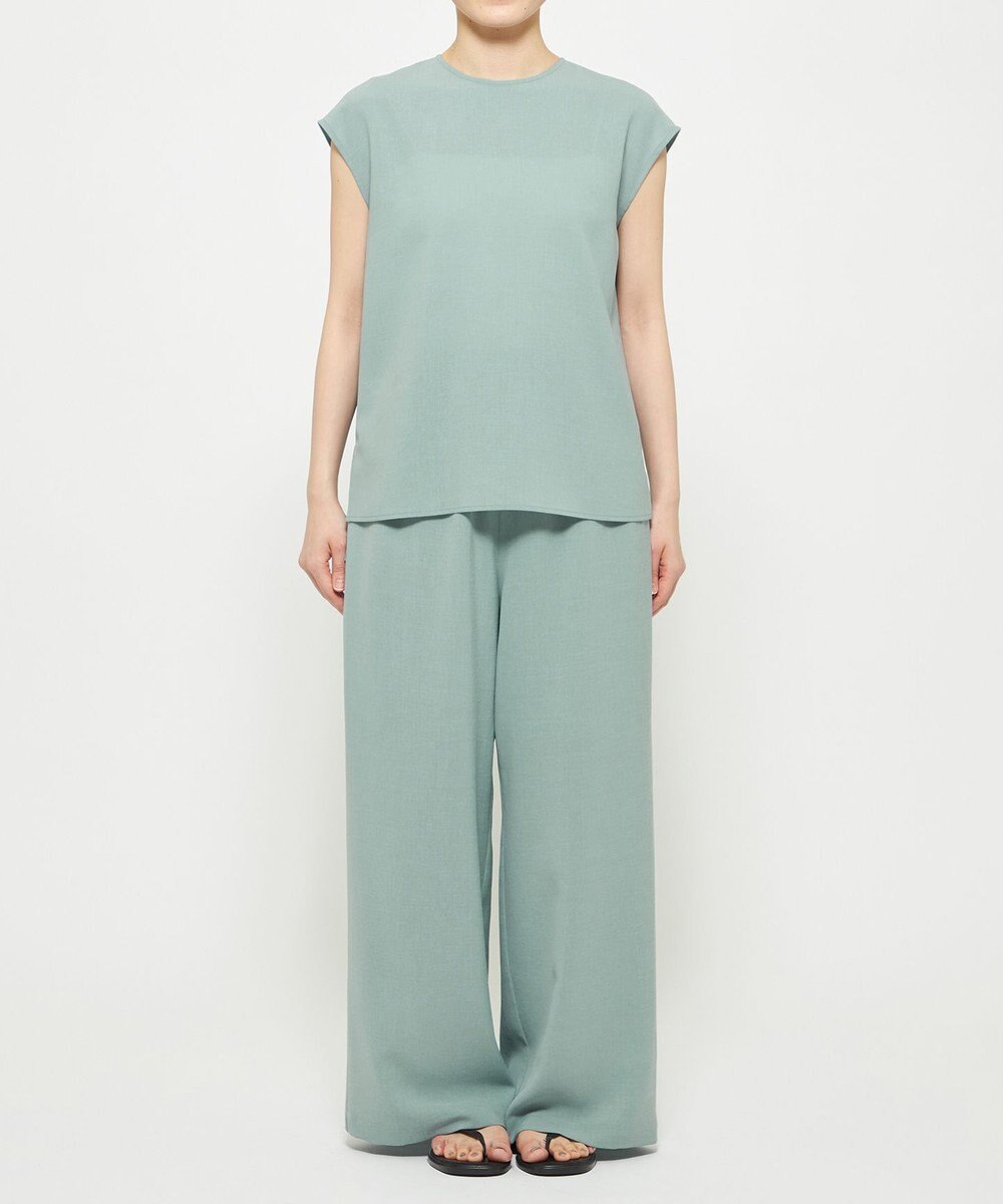 uncrave ドライタッチトロ ノースリーブブラウス 