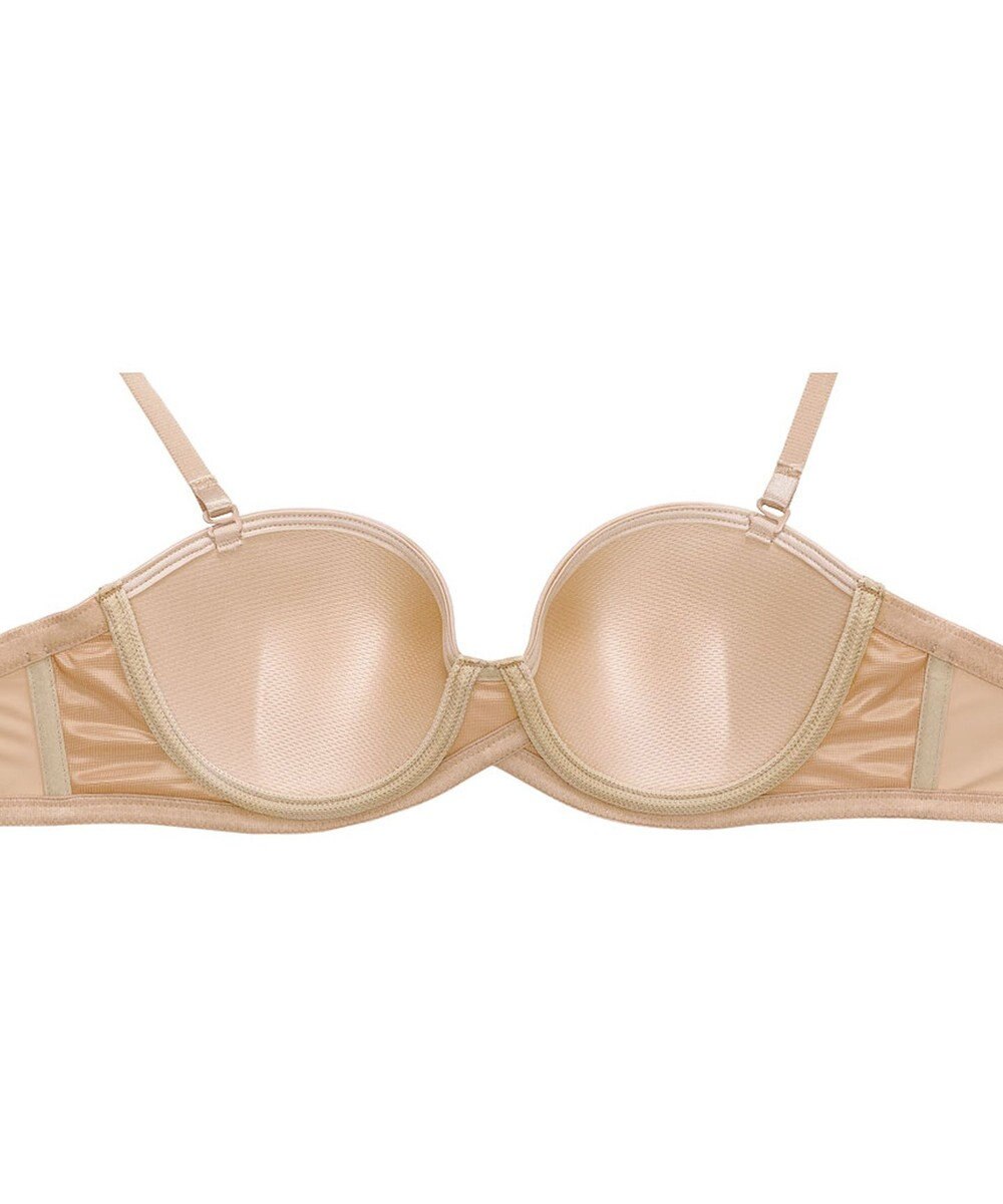 WACOAL ブラジャー ストラップレス サイズや体型特徴に合わせた設計 アウターにひびきにくい メッシュ素材(カップ肌側) レディース BXC610 /ワコール 