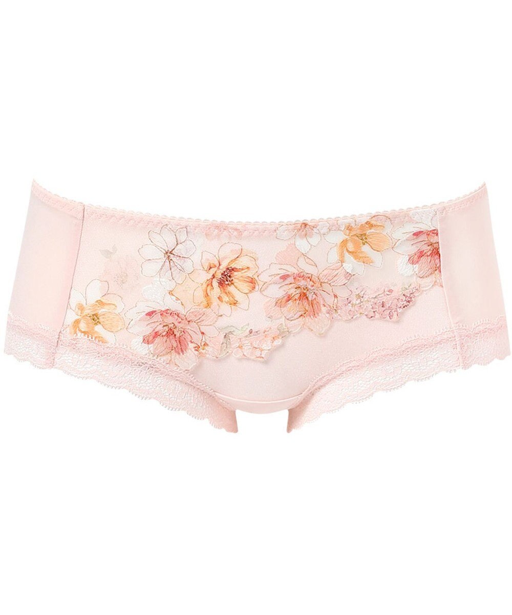 WACOAL ボーイレングス ショーツ 【リボンブラ 脇すっきり】 BXB443とペア はきこみ丈あさめ やわらかく伸びる(バック) レディース PXB643 /ワコール 