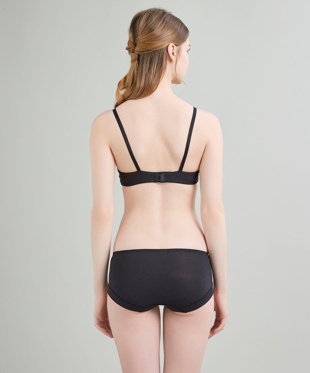 une nana cool リニューアル【綿混】ビタードットコットン 3/4カップブラ 