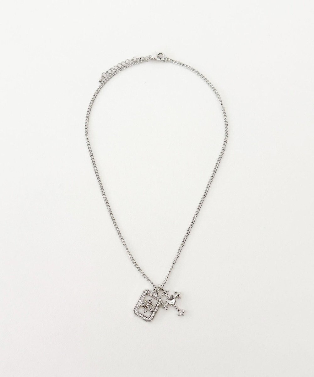 WEGO L2Pラインストーンモチーフネックレス 