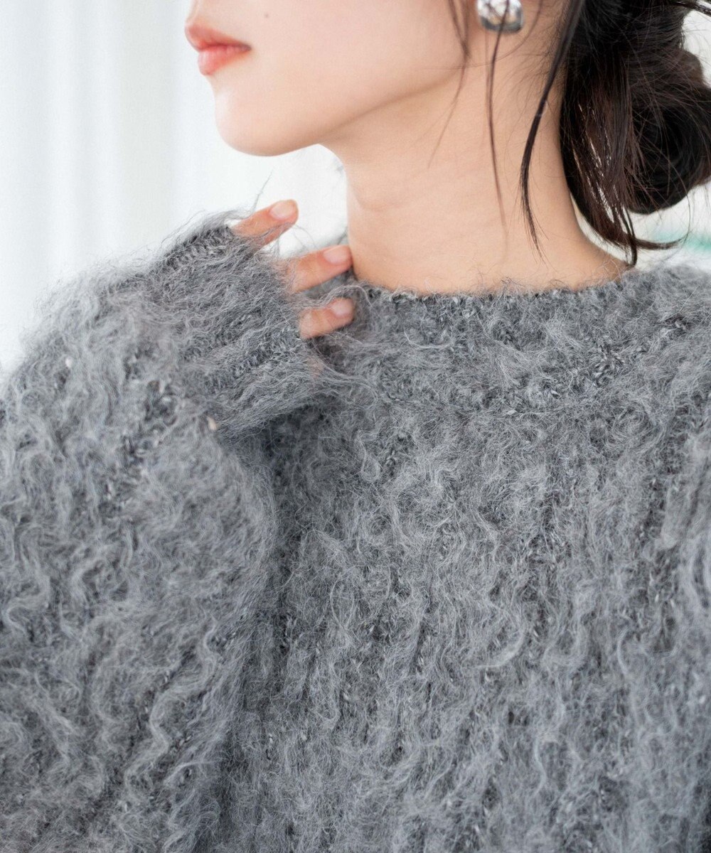 WEGO ブラッシュニットショートプルオーバー 