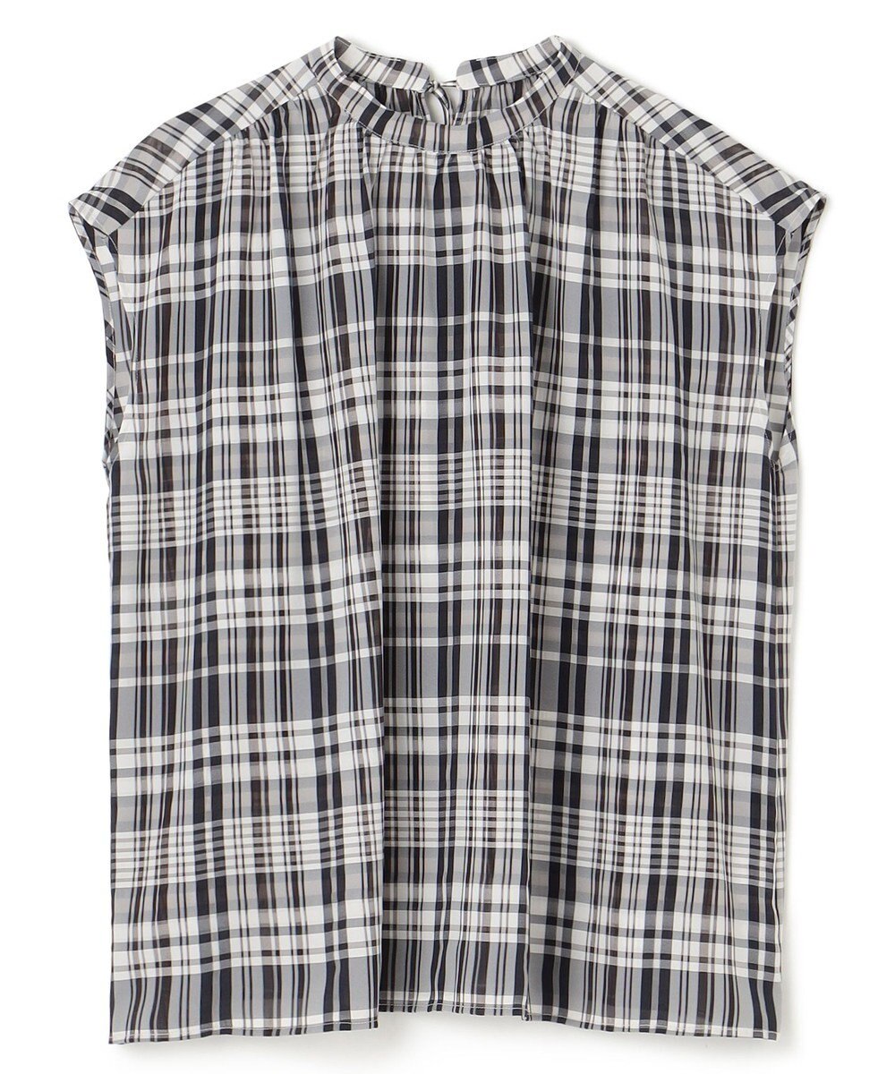 UNFILO シアー2WAYブラウス 