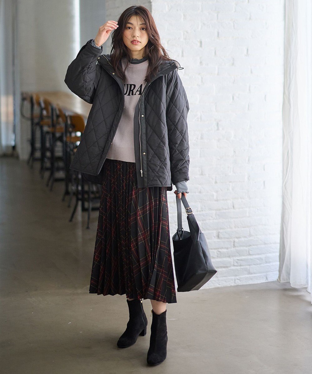 ANY 【洗濯機可/撥水】ダイヤキルトブルゾン 