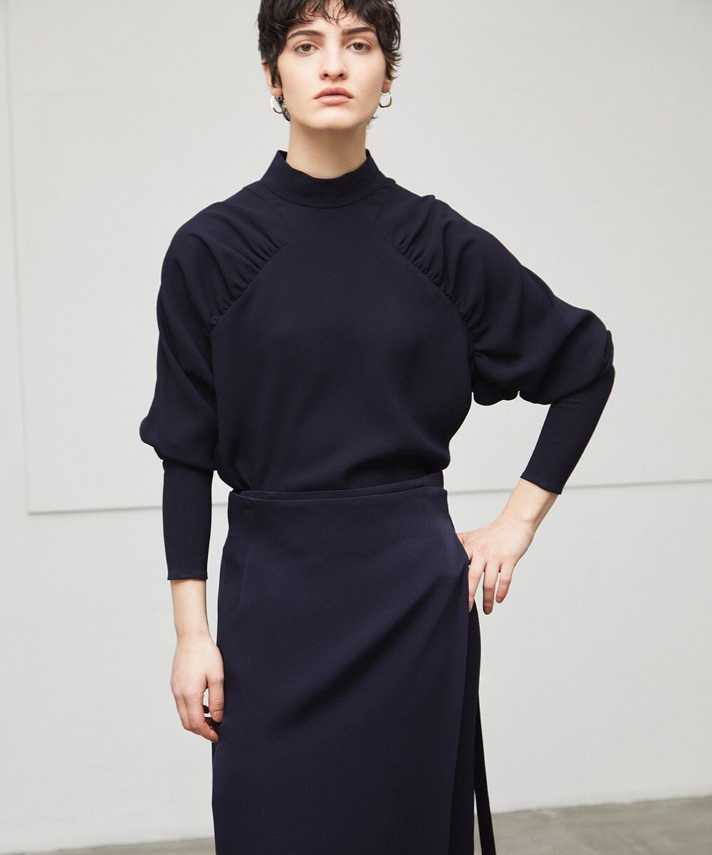 BEIGE， 【洗える】FLEUR / ギャザーブラウス 