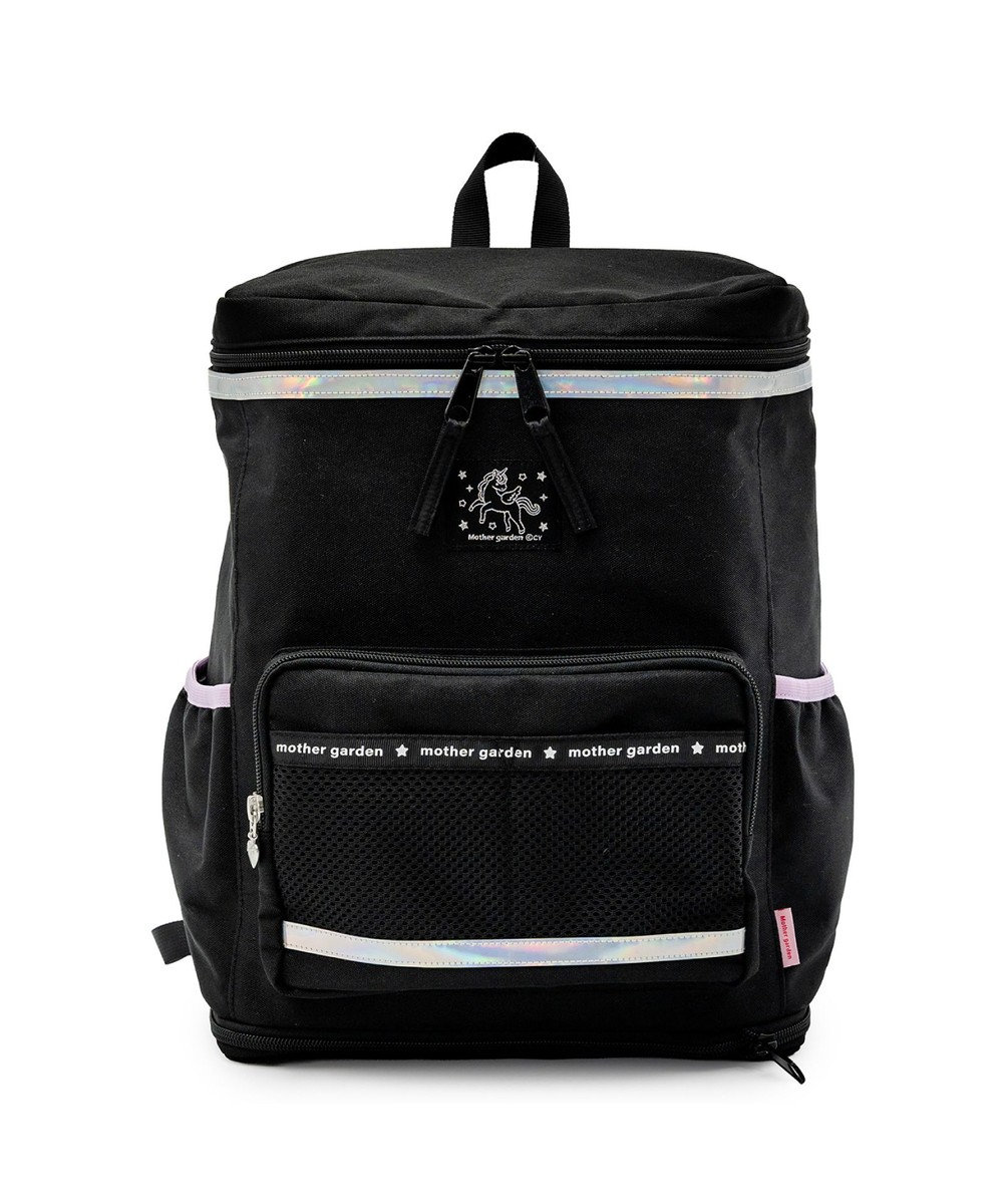 Mother garden マザーガーデン スクエアリュック 【Lサイズ】  《ブラック》 