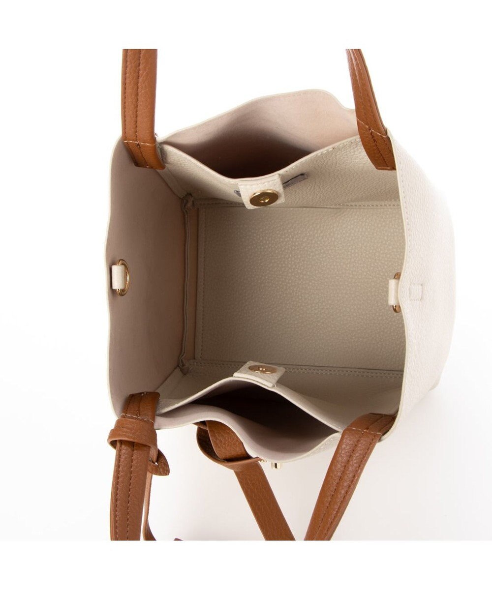 UNBILLION カシュカシュ cachecache / ベルトディテールフェイクレザートート 