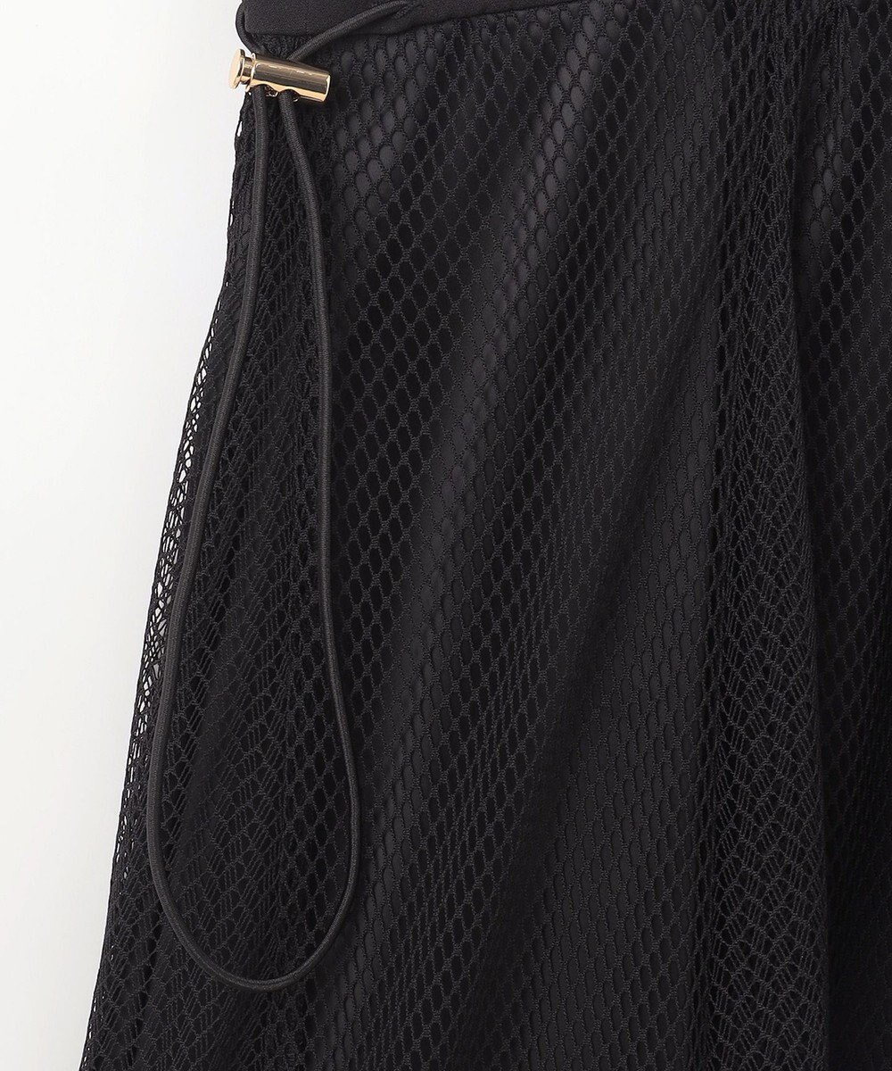 GRACE CONTINENTAL メッシュコンビキャミワンピース 