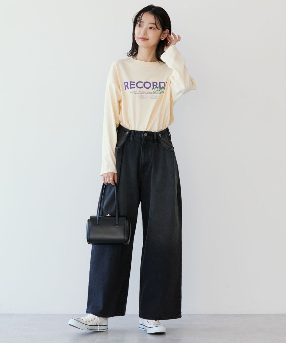 AMERICAN HOLIC タックワイドデニム 