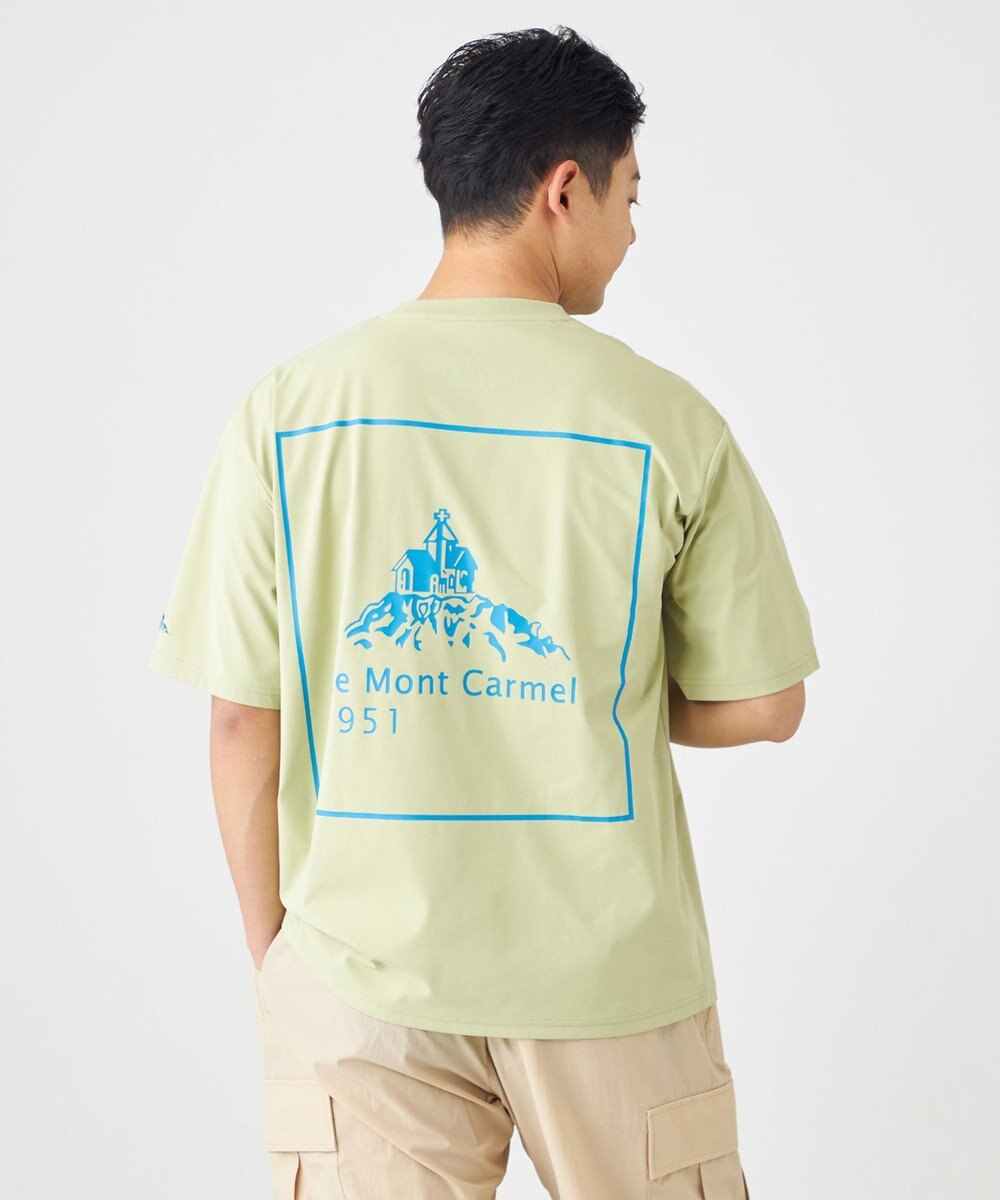 SHARE PARK MENS 【UVカット・吸水速乾・ストレッチ・軽量 】バックプリントポケットTシャツ（L・XLサイズ） 