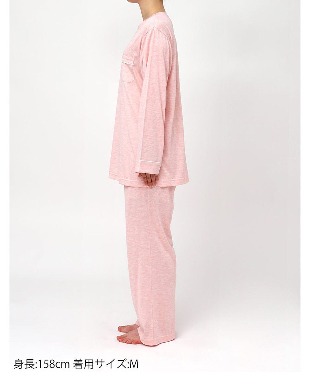 ワコール／睡眠科学 パジャマ シルク100%(本体) 天竺素材 長袖 長ズボン レディース YDX547 睡眠科学／ワコール 