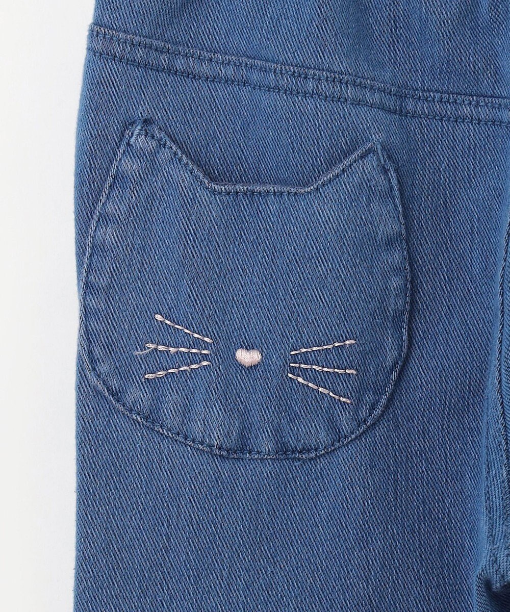 ANY KIDS カット デニム パンツ 