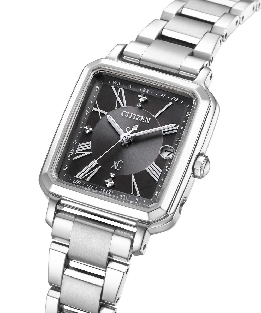 CITIZEN 【電池交換不要2way】替えバンド付きスクエアモデルES9500-69E 